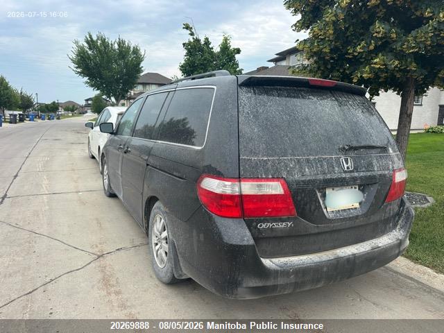 20269888 :رقم المزاد ، 5FNRL38707B508207 vin ، 2007 Honda Odyssey Ex مزاد بيع