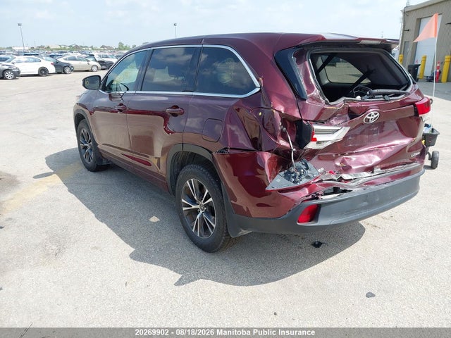 Toyota Highlander Le V6 2018 5TDBZRFH3JS836092 Image 3
