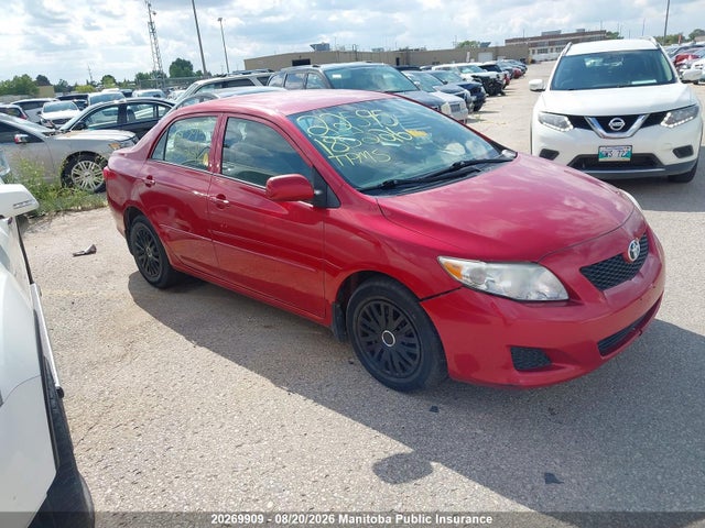 2010 Toyota Corolla Ce მანქანა იყიდება აუქციონზე, vin: 2T1BU4EE2AC210177, აუქციონის ნომერი: 20269909