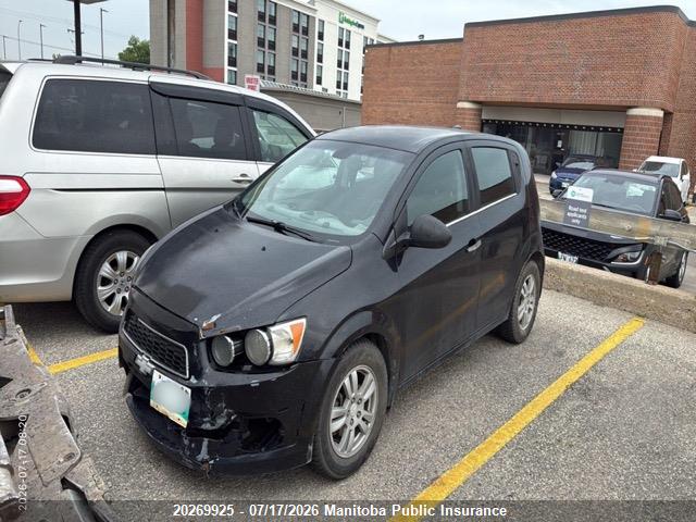 Aukcja sprzedaży 2013 Chevrolet Sonic Lt, vin: 1G1JC6EH8D4240742, numer aukcji: 20269925
