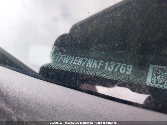 1FTFW1E87NKF13769 Ford F150 Xlt Supercrew