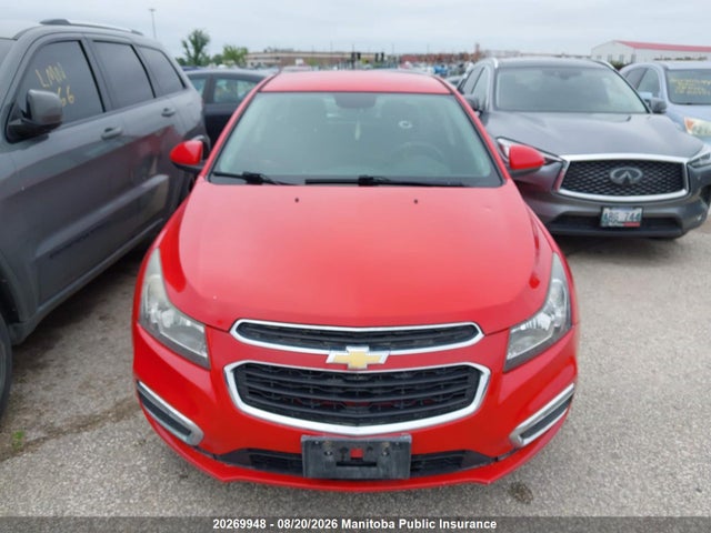 2016 Chevrolet Cruze Lt Turbo მანქანა იყიდება აუქციონზე, vin: 1G1PE5SBXG7174048, აუქციონის ნომერი: 20269948