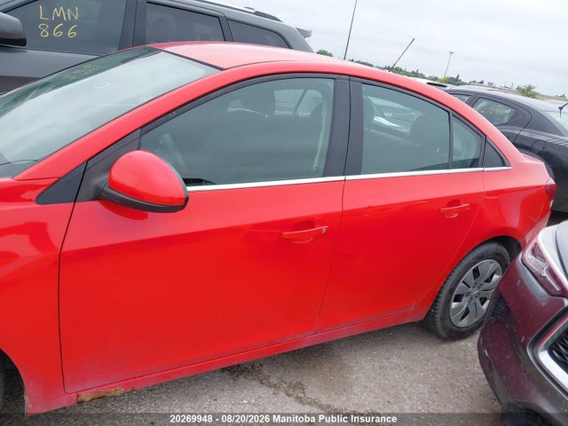 2016 Chevrolet Cruze Lt Turbo მანქანა იყიდება აუქციონზე, vin: 1G1PE5SBXG7174048, აუქციონის ნომერი: 20269948