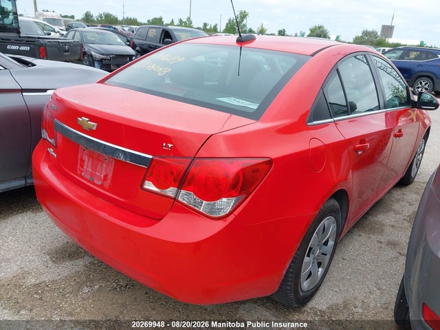 2016 Chevrolet Cruze Lt Turbo მანქანა იყიდება აუქციონზე, vin: 1G1PE5SBXG7174048, აუქციონის ნომერი: 20269948