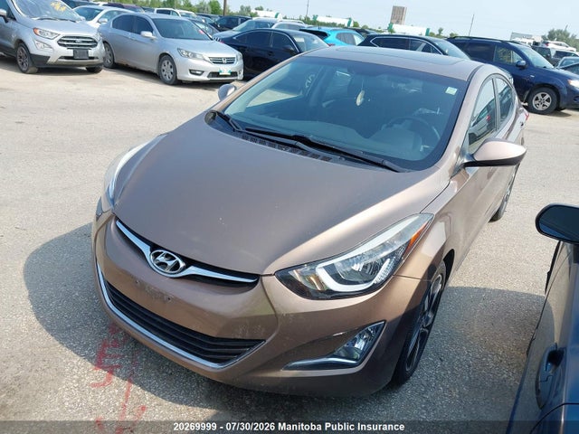 Hyundai Elantra Gls 2015 KMHDH4AH9FU264384 Image 2