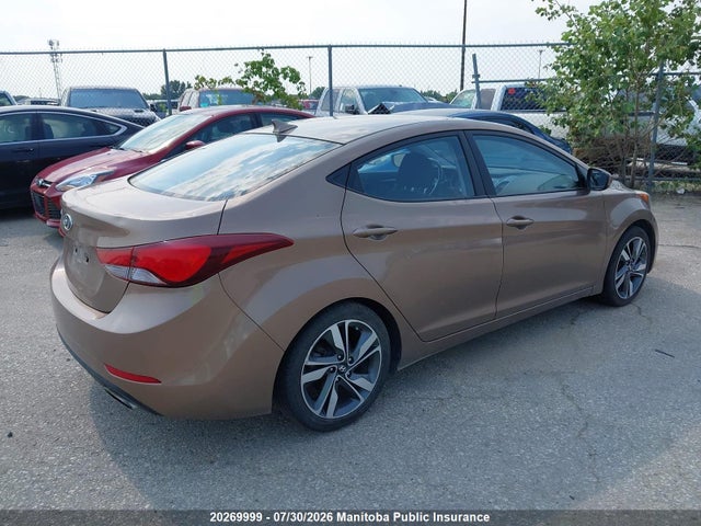 Hyundai Elantra Gls 2015 KMHDH4AH9FU264384 Image 4