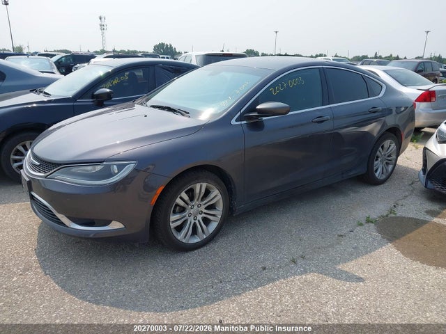 20270003 :رقم المزاد ، 1C3CCCAB3GN142978 vin ، 2016 Chrysler 200 S مزاد بيع