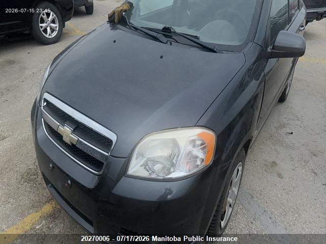 2011 Chevrolet Aveo Lt მანქანა იყიდება აუქციონზე, vin: 3G1TC5DGXBL145893, აუქციონის ნომერი: 20270006