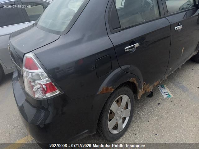 2011 Chevrolet Aveo Lt მანქანა იყიდება აუქციონზე, vin: 3G1TC5DGXBL145893, აუქციონის ნომერი: 20270006