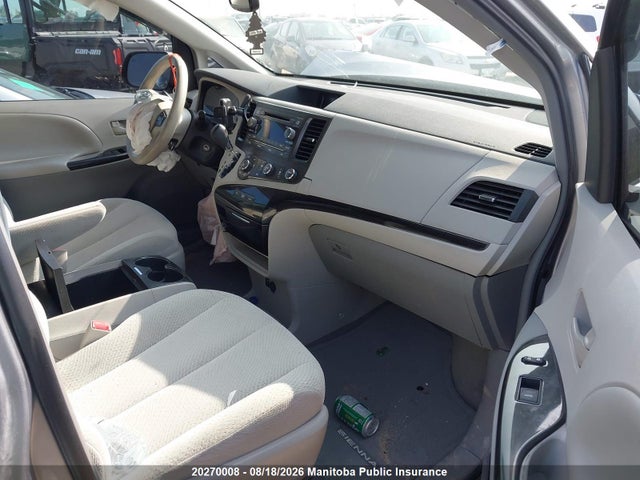 2012 Toyota Sienna Le V6 მანქანა იყიდება აუქციონზე, vin: 5TDKK3DC5CS263871, აუქციონის ნომერი: 20270008