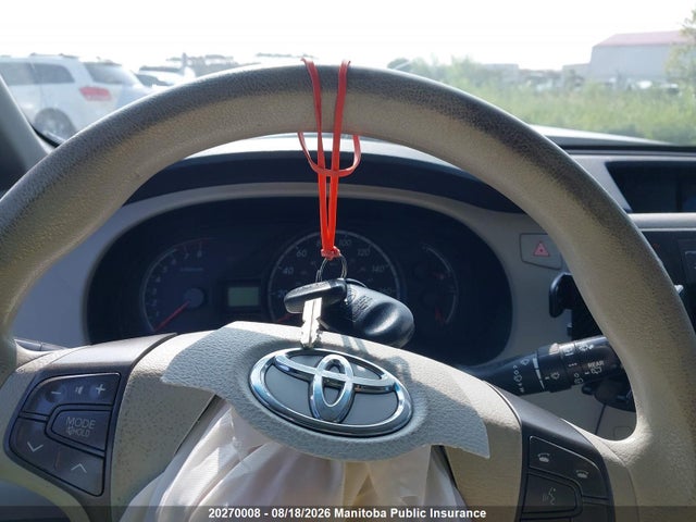 2012 Toyota Sienna Le V6 მანქანა იყიდება აუქციონზე, vin: 5TDKK3DC5CS263871, აუქციონის ნომერი: 20270008