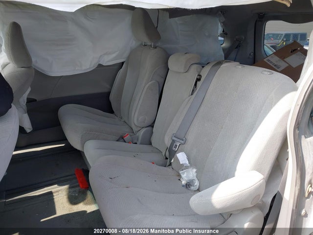 2012 Toyota Sienna Le V6 მანქანა იყიდება აუქციონზე, vin: 5TDKK3DC5CS263871, აუქციონის ნომერი: 20270008
