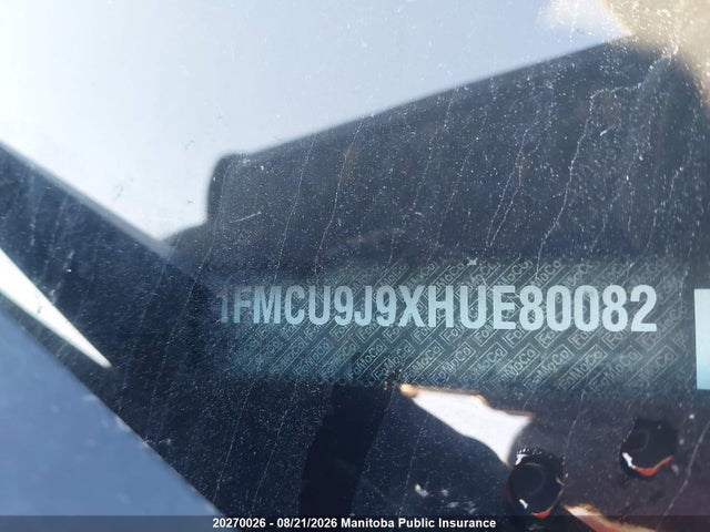 Ford Escape Titanium 2017 1FMCU9J9XHUE80082 Image 9