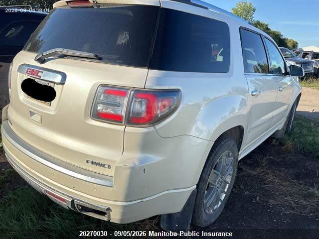 Продаж на аукціоні авто 2014 Gmc Acadia Denali, vin: 1GKKVTKD1EJ349721, номер лоту: 20270030