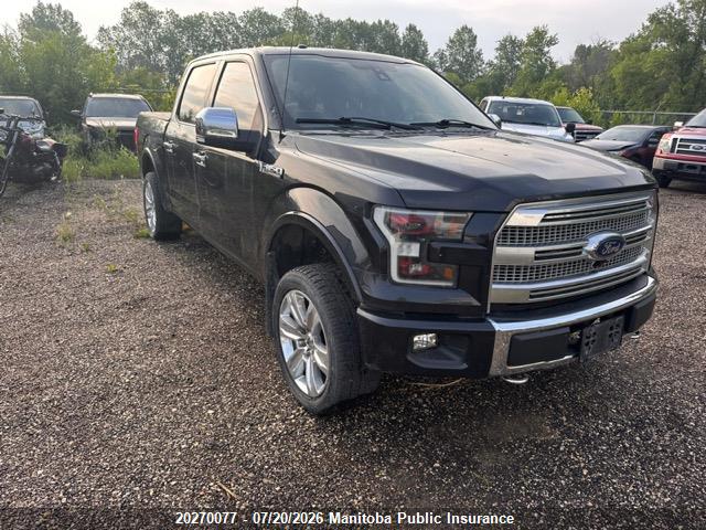 2015 Ford F150 Platinum Supercrew მანქანა იყიდება აუქციონზე, vin: 1FTEW1EF1FFA00554, აუქციონის ნომერი: 20270077