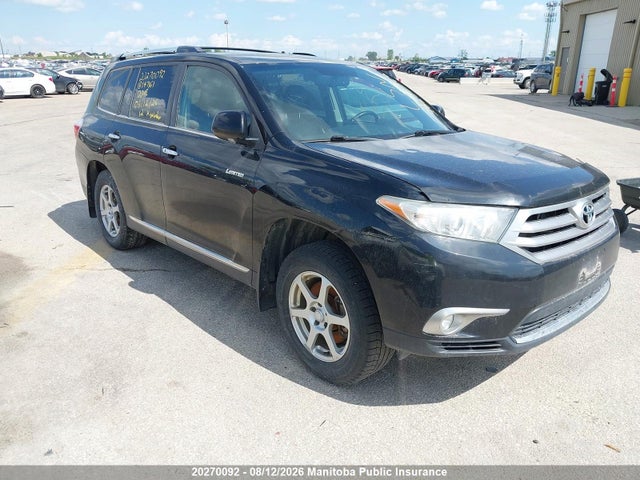 20270092 :رقم المزاد ، 5TDDK3EH4CS147161 vin ، 2012 Toyota Highlander Limited V6 مزاد بيع