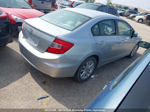 Продажа на аукционе авто 2012 Honda Civic Lx, vin: 2HGFB2F40CH060629, номер лота: 20270108
