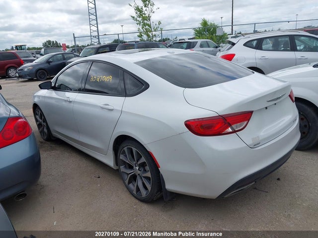 20270109 :رقم المزاد ، 1C3CCCDG0FN592982 vin ، 2015 Chrysler 200 S V6 مزاد بيع
