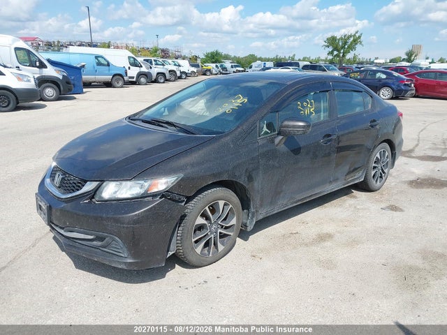 Honda CIVIC EX 2014 2HGFB2F51EH010219 Image 2