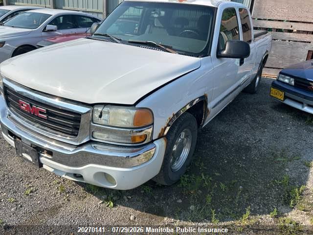 2003 Gmc Sierra 1500 Ext Cab მანქანა იყიდება აუქციონზე, vin: 2GTEC19T331241303, აუქციონის ნომერი: 20270141