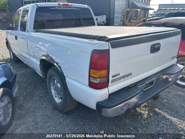 2003 Gmc Sierra 1500 Ext Cab მანქანა იყიდება აუქციონზე, vin: 2GTEC19T331241303, აუქციონის ნომერი: 20270141