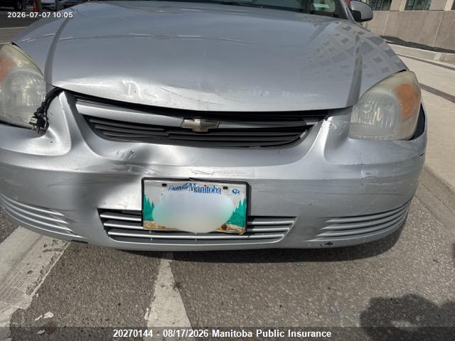 2006 Chevrolet Cobalt Lt მანქანა იყიდება აუქციონზე, vin: 1G1AL55F867875325, აუქციონის ნომერი: 20270144