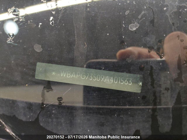 Продажа на аукционе авто 2009 Bmw 323i, vin: WBAPG73509A401563, номер лота: 20270152
