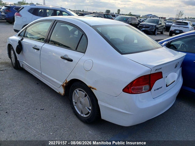Aukcja sprzedaży 2008 Honda Civic Dx-g, vin: 2HGFA16448H008473, numer aukcji: 20270157