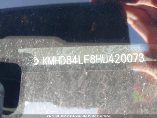 20270170 :رقم المزاد ، KMHD84LF8HU420073 vin ، 2017 Hyundai Elantra Gl مزاد بيع