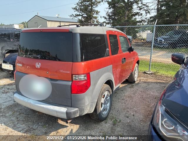 20270172 :رقم المزاد ، 5J6YH28574L800879 vin ، 2004 Honda Element Lx مزاد بيع