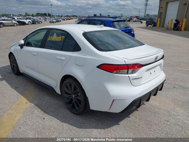 Aukcja sprzedaży 2025 Toyota Corolla Se, vin: 5YFB4MBE6SP234990, numer aukcji: 20270194