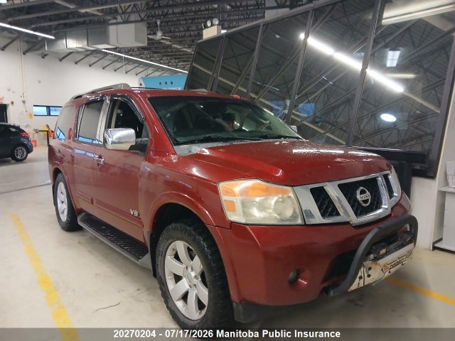 20270204 :رقم المزاد ، 5N1AA08C38N600442 vin ، 2008 Nissan Armada Le مزاد بيع