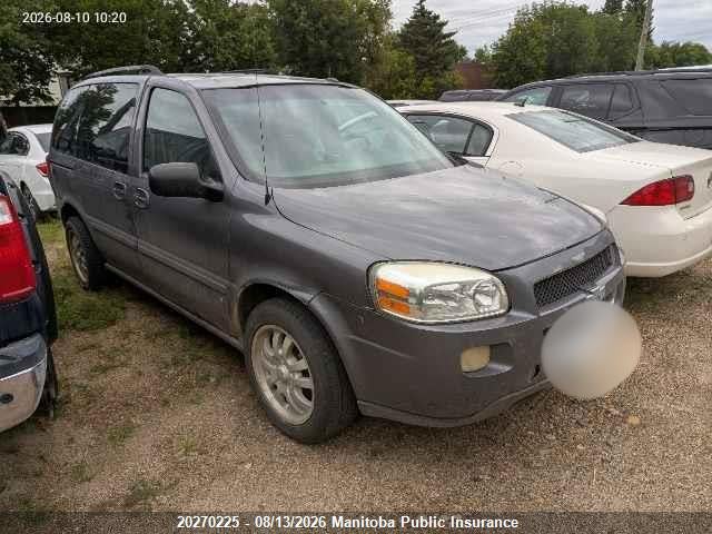 2007 Chevrolet Uplander Lt მანქანა იყიდება აუქციონზე, vin: 1GNDU33177D107763, აუქციონის ნომერი: 20270225