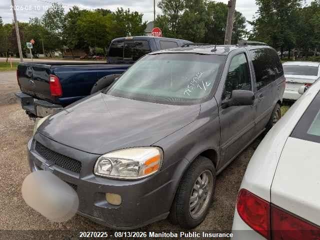 2007 Chevrolet Uplander Lt მანქანა იყიდება აუქციონზე, vin: 1GNDU33177D107763, აუქციონის ნომერი: 20270225