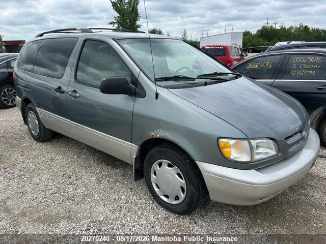 Aukcja sprzedaży 2000 Toyota Sienna Le V6 Le V6, vin: 4T3ZF13C2YU280755, numer aukcji: 20270240