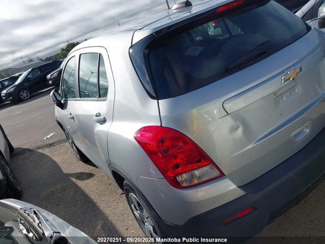 Aukcja sprzedaży 2016 Chevrolet Trax Ls, vin: 3GNCJKSB6GL223779, numer aukcji: 20270251
