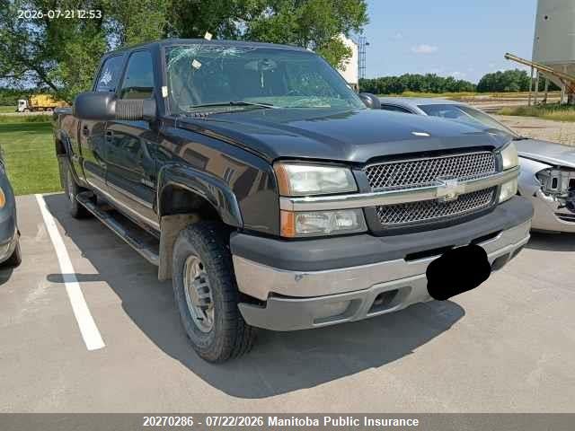 20270286 :رقم المزاد ، 1GCGK23U34F259345 vin ، 2004 Chevrolet Silverado 2500 Hd Crew Cab مزاد بيع