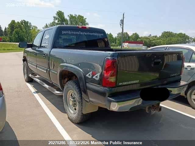 20270286 :رقم المزاد ، 1GCGK23U34F259345 vin ، 2004 Chevrolet Silverado 2500 Hd Crew Cab مزاد بيع