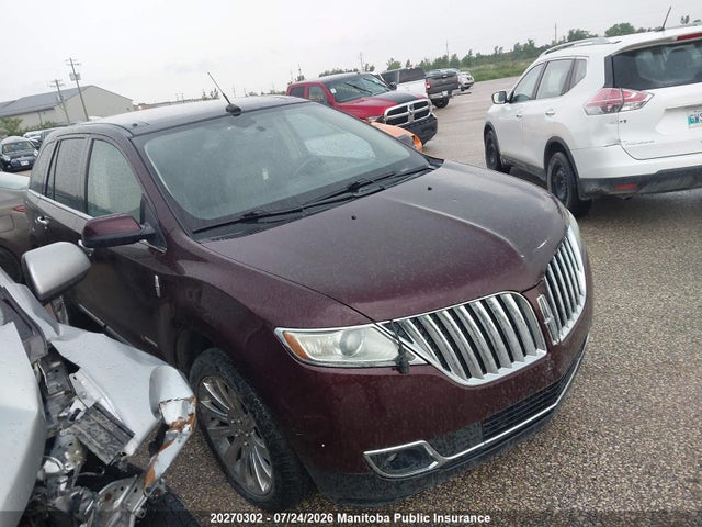 20270302 :رقم المزاد ، 2LMDJ8JK0BBJ18533 vin ، 2011 Lincoln Mkx مزاد بيع