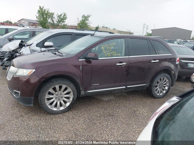 20270302 :رقم المزاد ، 2LMDJ8JK0BBJ18533 vin ، 2011 Lincoln Mkx مزاد بيع