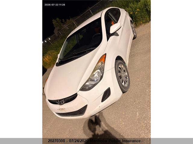Aukcja sprzedaży 2013 Hyundai Elantra Gl, vin: 5NPDH4AE0DH171318, numer aukcji: 20270308