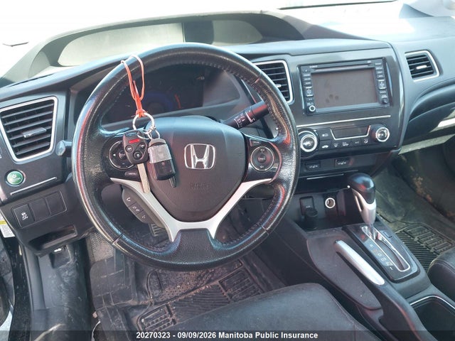2013 Honda Civic Touring მანქანა იყიდება აუქციონზე, vin: 2HGFB2F72DH104741, აუქციონის ნომერი: 20270323