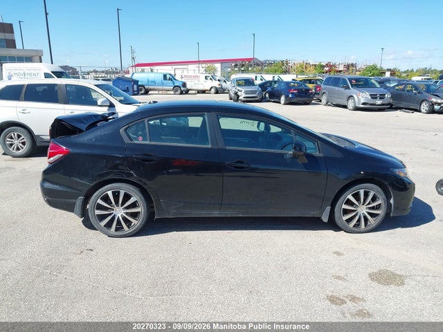 2013 Honda Civic Touring მანქანა იყიდება აუქციონზე, vin: 2HGFB2F72DH104741, აუქციონის ნომერი: 20270323
