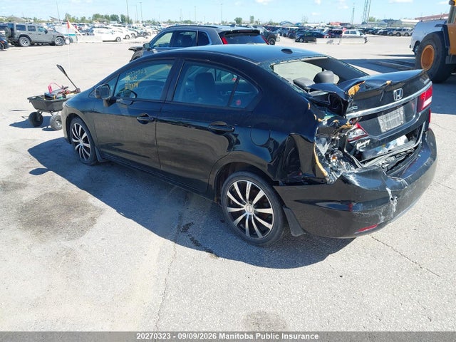 2013 Honda Civic Touring მანქანა იყიდება აუქციონზე, vin: 2HGFB2F72DH104741, აუქციონის ნომერი: 20270323