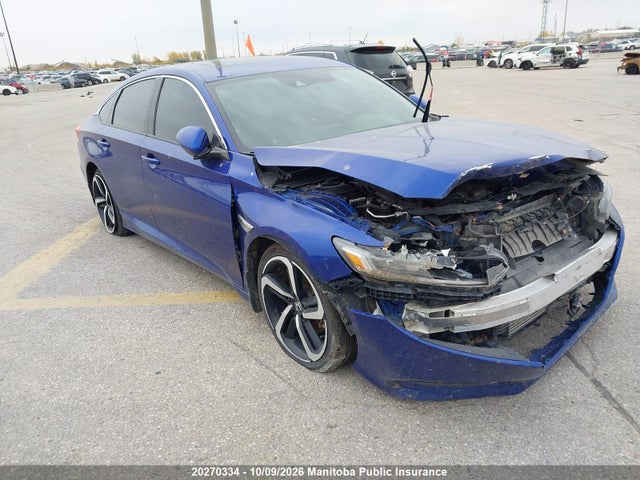 20270334 :رقم المزاد ، 1HGCV1F36JA800935 vin ، 2018 Honda Accord Sport مزاد بيع