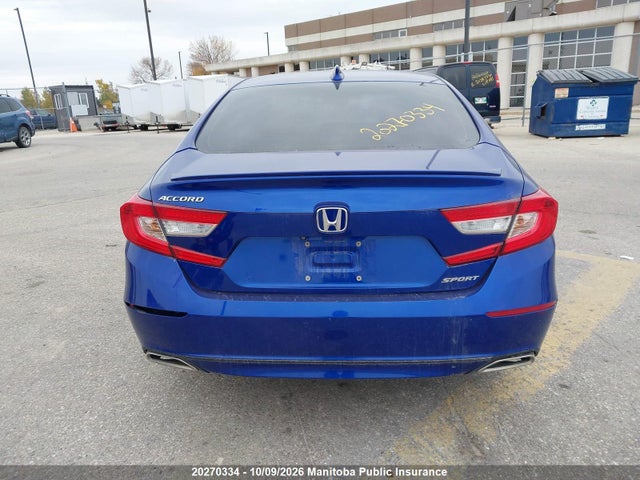 20270334 :رقم المزاد ، 1HGCV1F36JA800935 vin ، 2018 Honda Accord Sport مزاد بيع