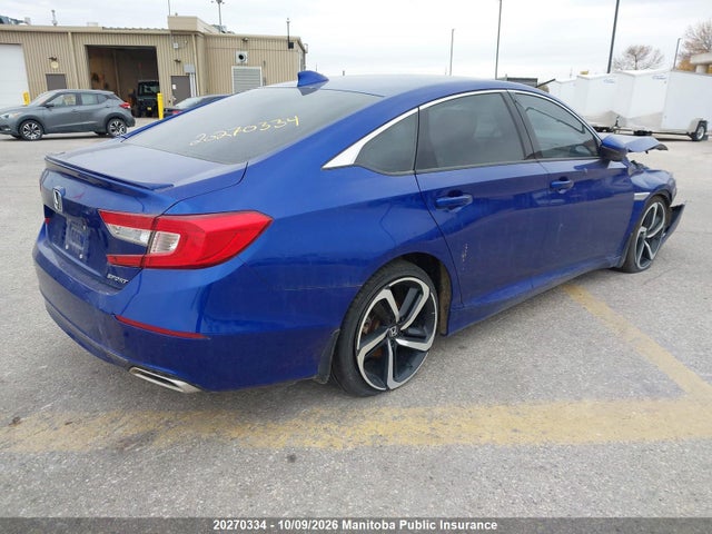 20270334 :رقم المزاد ، 1HGCV1F36JA800935 vin ، 2018 Honda Accord Sport مزاد بيع