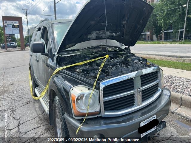 Aukcja sprzedaży 2006 Dodge Durango Adventurer, vin: 1D4HB48N46F127539, numer aukcji: 20270369