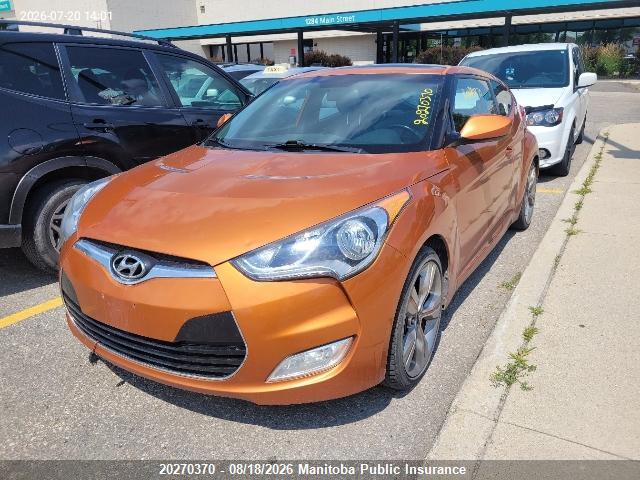 20270370 :رقم المزاد ، KMHTC6ADXDU150734 vin ، 2013 Hyundai Veloster مزاد بيع