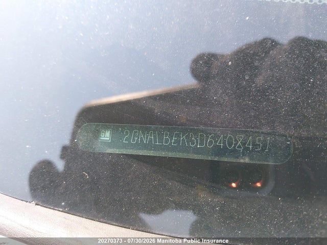 Aukcja sprzedaży 2013 Chevrolet Equinox Ls, vin: 2GNALBEK3D6408451, numer aukcji: 20270373